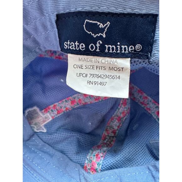 Texas Floral Embroidered Dad Hat - Light Blue - Picture 7 of 7